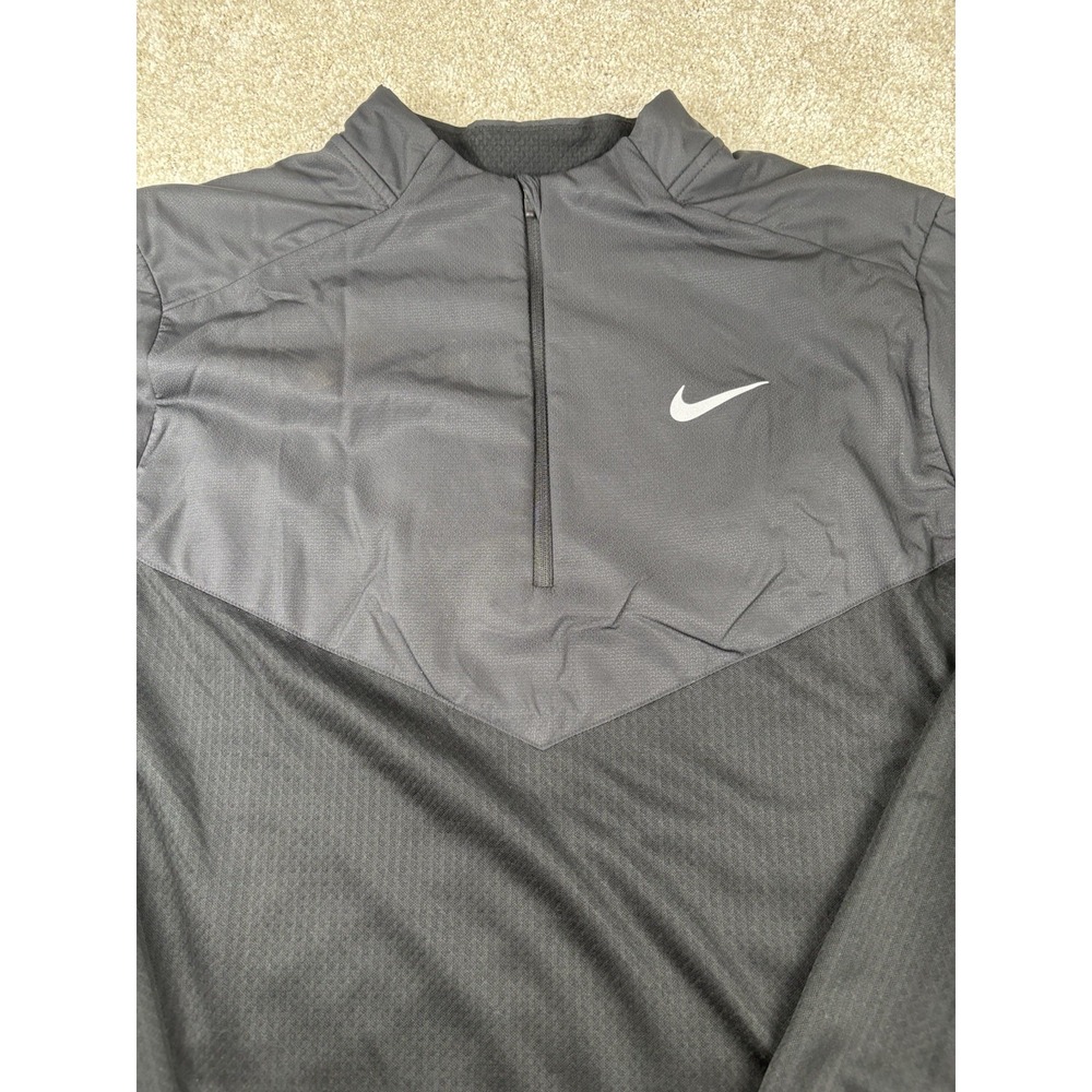 Nike Sphere Element Therma Fit Water Repellent 1/2 Zip Running FZ1115-010 Size L